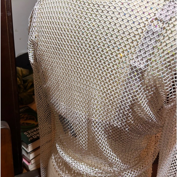 Windsor Rhinestone fishnet Top - Picture 5 of 7